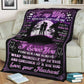 Family To My Wife Lover Flannel Blanket For Cozy Bedroom Sofa Decor