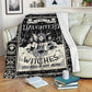 Witch We Are The Daughters Flannel Blanket For Cozy Bedroom Sofa Decor