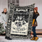 Witch We Are The Daughters Flannel Blanket For Cozy Bedroom Sofa Decor
