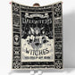 Witch We Are The Daughters Flannel Blanket For Cozy Bedroom Sofa Decor
