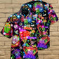 Neon Mexico Hawaiian Shirt Design View For Casual Summer Styling