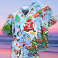 Christmas Nurse Hawaiian Shirt With Detailed Graphic For Coastal Trips Outdoor Events And Relaxed Summer Wear