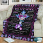 God To My Wife I Knew Flannel Blanket For Cozy Bedroom Sofa Decor