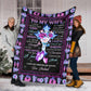 God To My Wife I Knew Flannel Blanket For Cozy Bedroom Sofa Decor