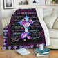 Christian Faith Inspiration Flannel Blanket For Cozy Bedroom Sofa Decor