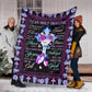 Christian Faith Inspiration Flannel Blanket For Cozy Bedroom Sofa Decor