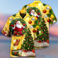 Yellow Christmas Tree Stunning Night Hawaiian Shirt For Summer Events And Casual Outdoor Wear