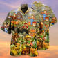 Halloween Pumpkin Smiling Beautiful Hawaiian Shirt Pattern Detail For Summer Holidays And Outdoor Fun