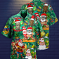 Funny Tiki Christmas Hawaiian Shirt For Coastal Adventures And Warm Weather Wear
