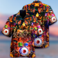 Drum Music Hawaiian Shirt Pattern View For Lightweight Everyday Style