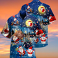 Christmas Santa Gifts Night Hawaiian Shirt Design Detail For Sunny Adventures And Casual Wear