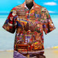 Christmas Santa Happiness Hawaiian Shirt Design View For Casual Summer Styling