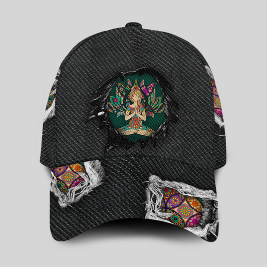 Yoga Love Peace Classic Cap For Summer Activities Vacations And Comfortable Daily Wear
