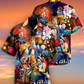 Clown Hawaiian Shirt With Detailed Graphic For Coastal Trips Outdoor Events And Relaxed Summer Wear