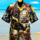 Skull Hawaiian Shirt With All Over Print For Beach Vacations Casual Parties And Warm Weather Style