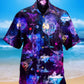 Purple Cocktail Moon Hawaiian Shirt For Summer Vacation And Beach Travel