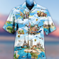 Airplane Travel Whole Hawaiian Shirt Artwork View For Coastal Escapes And Resort Style