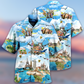 Airplane Travel Whole Hawaiian Shirt For Summer Events And Casual Outdoor Wear