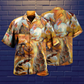 Vintage Rabbit Hawaiian Shirt For Summer Events And Casual Outdoor Wear