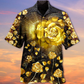 Rose Gold Floral Hawaiian Shirt With All Over Print For Tropical Travel Beach Gatherings And Comfortable Wear