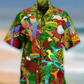 Parrot Sky Hawaiian Shirt Artwork Detail For Tropical Trips And Casual Outings