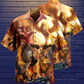 Lion Majestic Hawaiian Shirt Artwork View For Weekend Travel And Beach Style