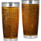 Egypt Golden Relief Glittering 20 Oz Tumbler For Coffee Travel And Daily Drinks
