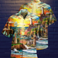 Lighthouse Ocean Hawaiian Shirt For Summer Events And Casual Outdoor Wear