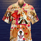 Dog Beagle Valentine Hawaiian Shirt For Summer Vacation And Beach Travel