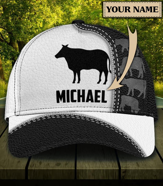 Cow All Over Print Classic Cap For Nature Lovers Travel And Casual Daily Styling