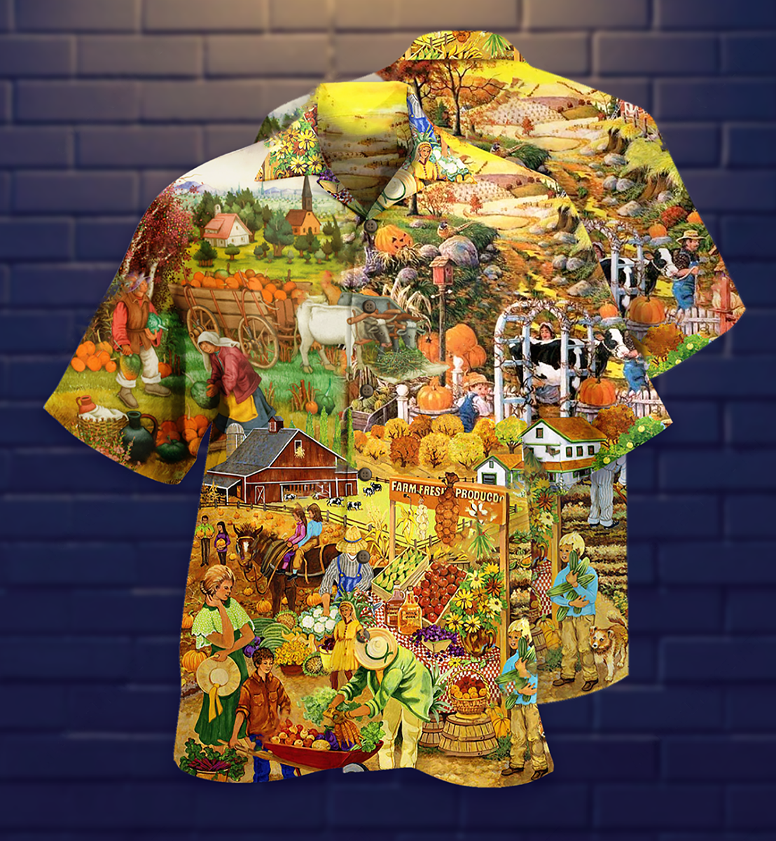 Farmer Farm Everyday Hawaiian Shirt For Vacation Days And Relaxed Coastal Outings