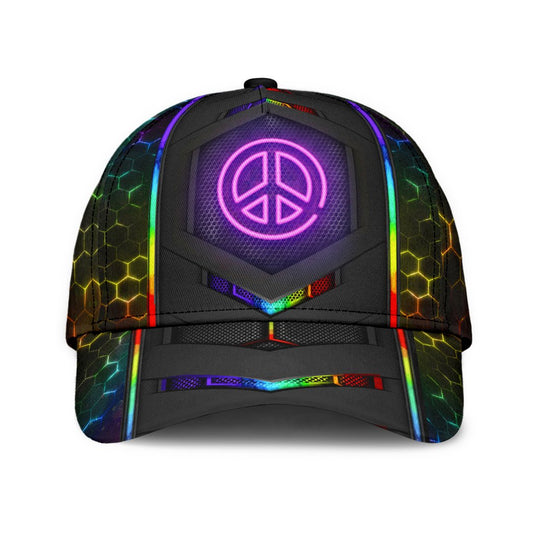 Hippie All Over Print Classic Cap For Nature Lovers Travel And Casual Daily Styling