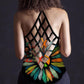 Hippie Soul Color Peaceful Hollow Tank Top For Fitness Days And Summer Travel