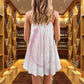 Wine And V-Neck Sleeveless Cami Dress For Outdoor Events And Comfortable Summer Outfits