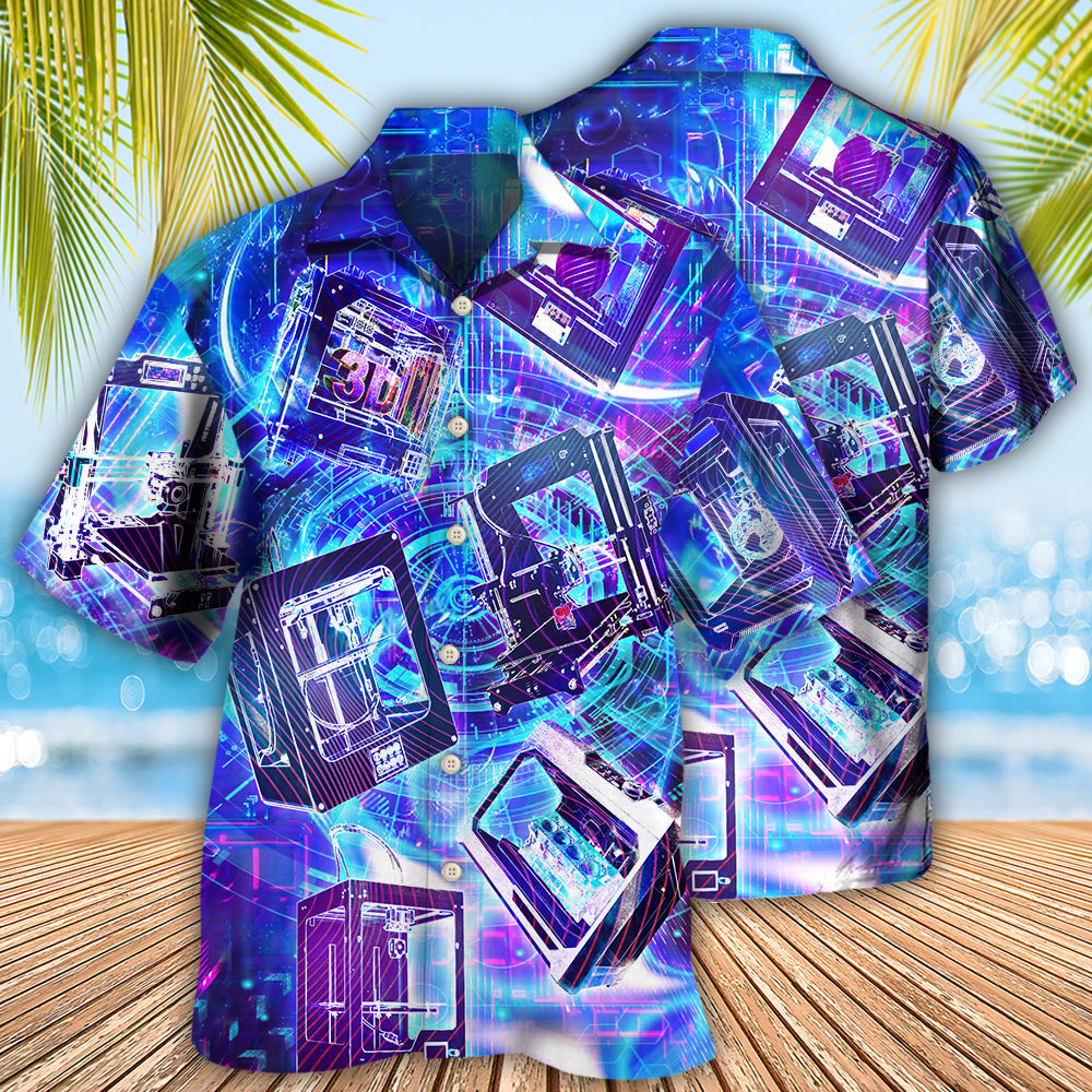 3D Printing Modern Hawaiian Shirt For Vacation Days And Relaxed Coastal Outings