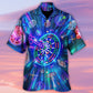 Neon Dart Sign Bright Royal Hawaiian Shirt Design View For Resort Travel And Thoughtful Gifting