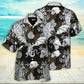 Dragon Flying Skull Gothic Hawaiian Shirt Artwork View For Weekend Travel And Beach Style