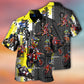Motorcycle Motocross Racing Hawaiian Shirt For Summer Events And Casual Outdoor Wear