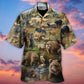 Bear Brave Little Inspirational Hawaiian Shirt Design Detail For Sunny Adventures And Casual Wear