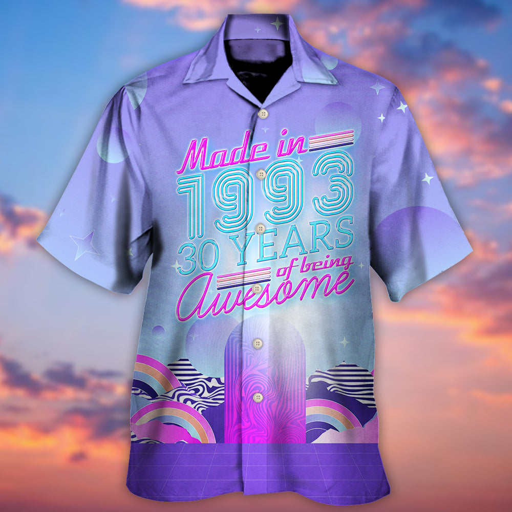 Awesome Birthday Celebration Hawaiian Shirt For Warm Weather Adventures And Everyday Comfort