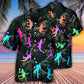 Watercolor Colorful Tropical Handball Hawaiian Shirt Pattern Detail For Summer Holidays And Outdoor Fun