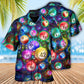 Coastal Funny Billiards Activity Hawaiian Shirt Print Closeup For Beach Days