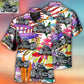 Motorcycle Personalized Photo Hawaiian Shirt Front Pattern View For Island Holidays