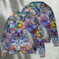 Hippie Colorful Cat Sweater For Creative Spirits Travel Parties And Comfortable Casual Wear