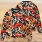 Colorful Koi Fish Swimming Sweater For Seaside Adventures Outdoor Events And Relaxed Daily Style