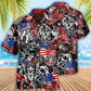 Wolf Norse Warrior Independence Day Odin Hawaiian Shirt Design Detail For Sunny Adventures And Casual Wear