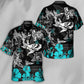 Shark Creative Pattern Hawaiian Shirt For Island Vacations, Resort Wear, And Relaxed Seasonal Style