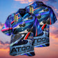 Racing Drag Lifestyle Theme Hawaiian Shirt For Resort Getaways And Comfortable Summer Activities