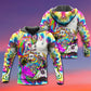 Hippie Unicorn Wonderland Dream Hoodie For Free Spirited Travel Casual Wear And Comfortable Layering
