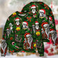 Skull Merry Xmas Happy Christmas Sweater For Festive Events Weekend Outings And Comfortable Winter Style